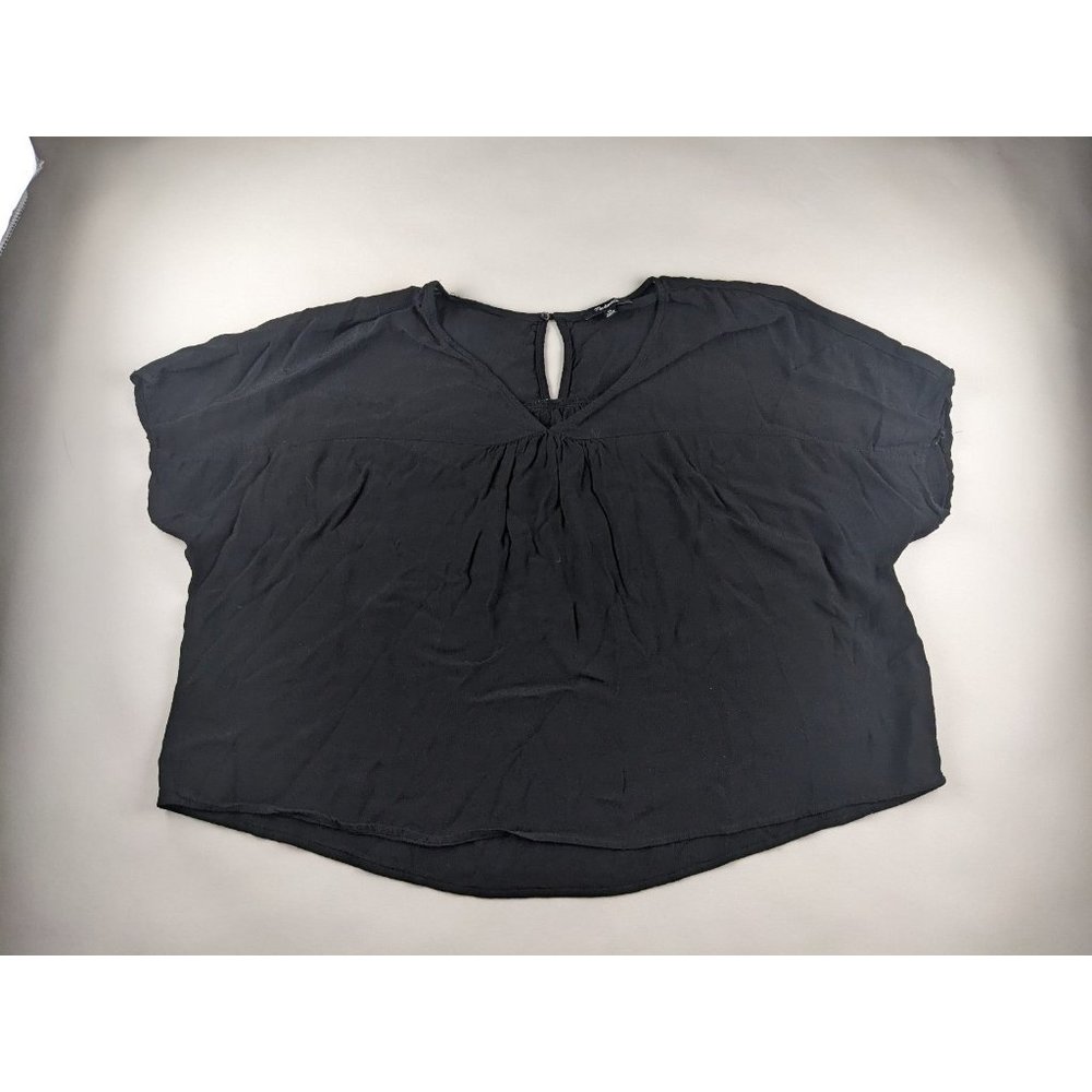 Madewell Blouse Black NWOT Women's XL